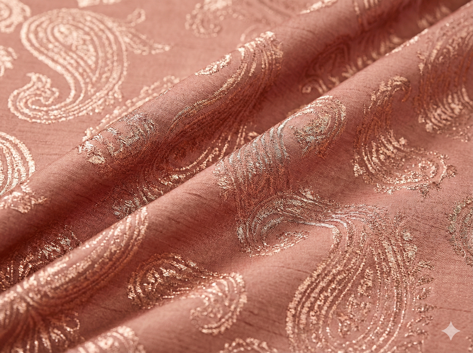 Rose Gold Paisley