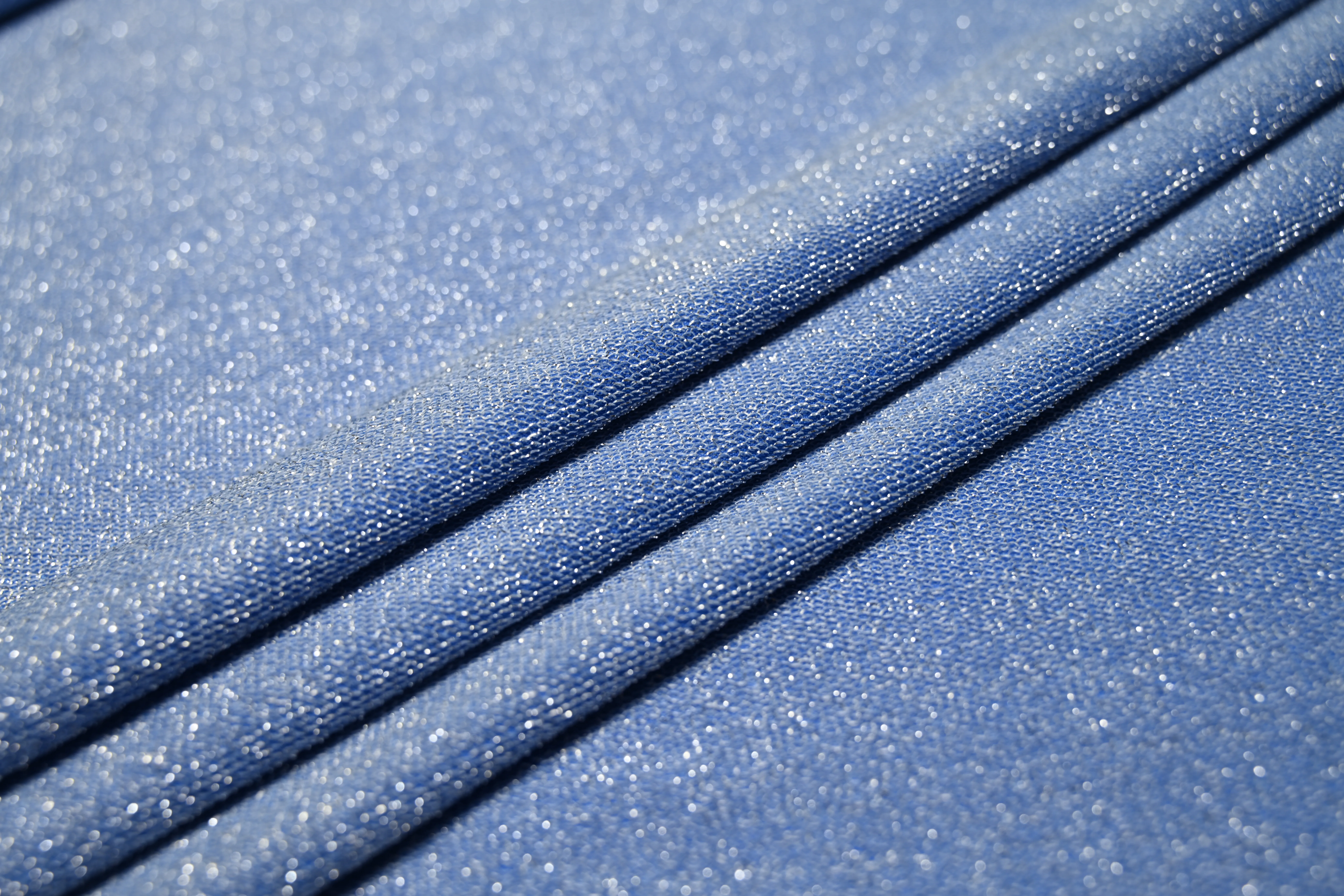 Radiant Gold & Silver Stretch Knit Fabric